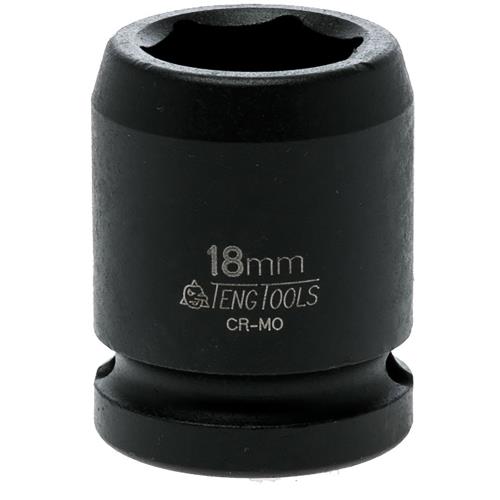 Teng 1/2in Dr. Impact Socket 18mm DIN