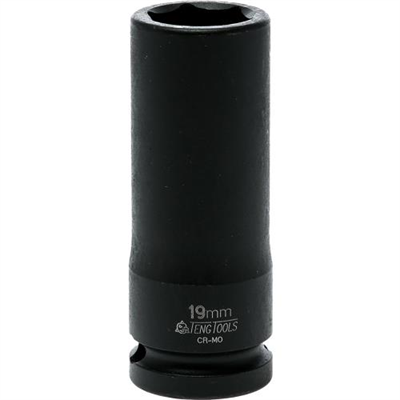 Teng 1/2in Dr. Deep Impact Socket 19mm DIN