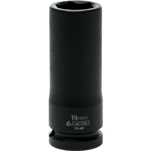 Teng 1/2in Dr. Deep Impact Socket 19mm DIN