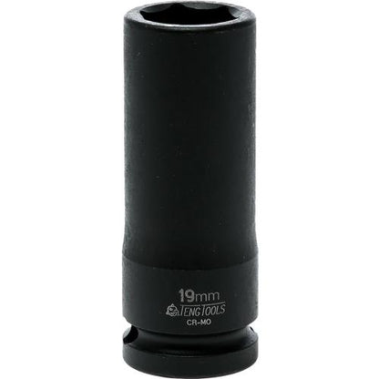 Teng 1/2in Dr. Deep Impact Socket 19mm DIN