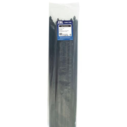 ISL 1030 x 13.0mm UV Nylon Cable Tie - Blk. - 50pk