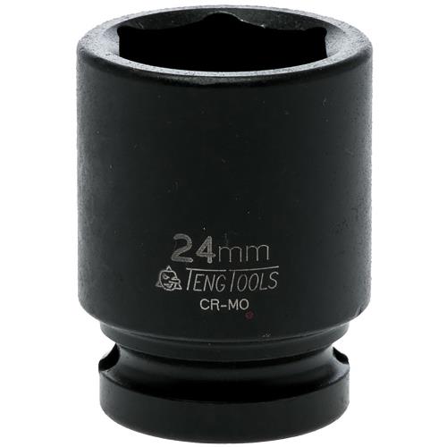 Teng 1/2in Dr. Impact Socket 24mm DIN
