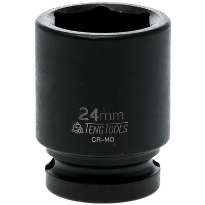 Teng 1/2in Dr. Impact Socket 24mm DIN