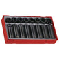Teng 16pc 1/2in Dr. mm Reg/Deep Imp Skt Set - TC-Tray