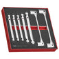 Teng 7pc Double Flex Wrench Set - TED-Tray