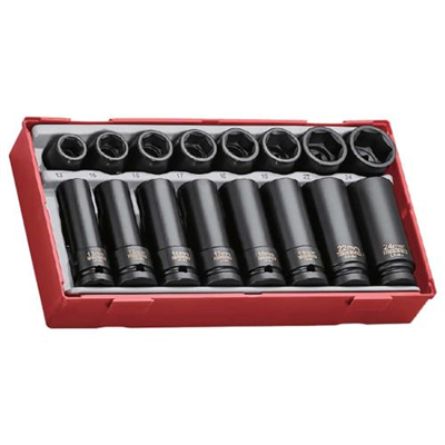 Teng 20Pc Impact Socket Set 1/2in Drive - TC-Tray