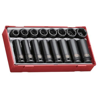 Teng 20Pc Impact Socket Set 1/2in Drive - TC-Tray
