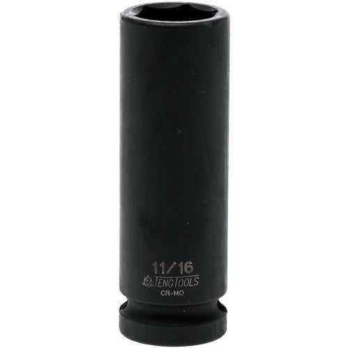 Teng 1/2in Dr. Deep Impact Socket 11/16in