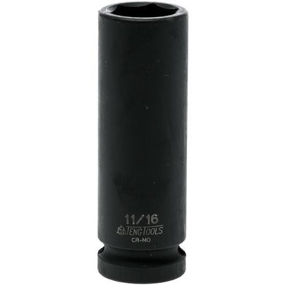 Teng 1/2in Dr. Deep Impact Socket 11/16in