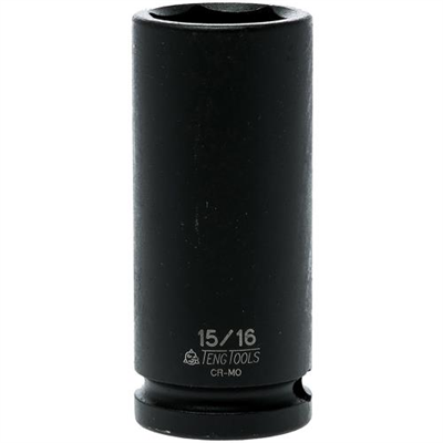 Teng 1/2in Dr. Deep Impact Socket 15/16in