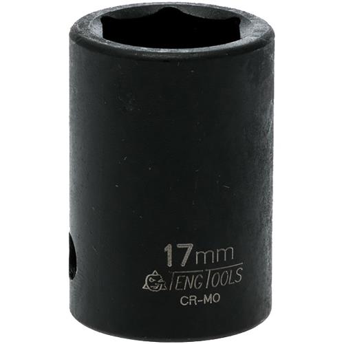 Teng 1/2in Dr. Impact Socket 17mm ANSI