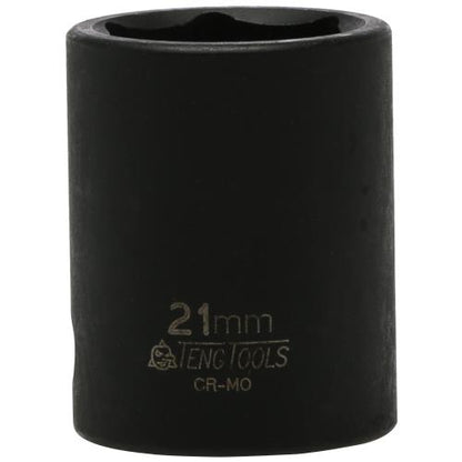 Teng 1/2in Dr. Impact Socket 21mm ANSI