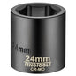 Teng 1/2in Dr. Impact Socket 24mm ANSI