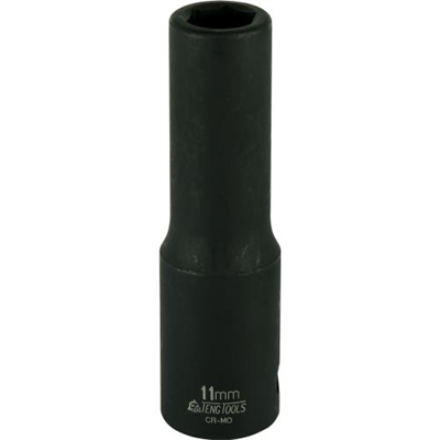Teng 1/2in Dr. Deep Impact Socket 11mm ANSI