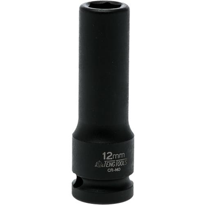 Teng 1/2in Dr. Deep Impact Socket 12mm DIN