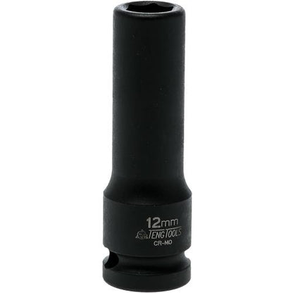 Teng 1/2in Dr. Deep Impact Socket 12mm DIN