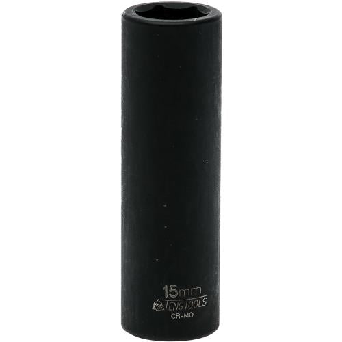Teng 1/2in Dr. Deep Impact Socket 15mm ANSI