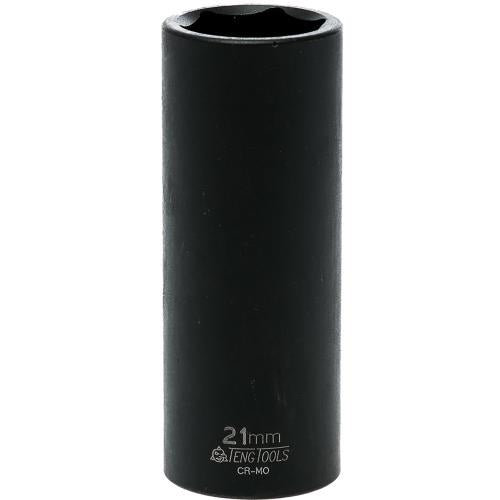 Teng 1/2in Dr. Deep Impact Socket 21mm ANSI