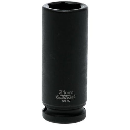 Teng 1/2in Dr. Deep Impact Socket 21mm DIN