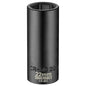 Teng 1/2in Dr. Deep Impact Socket 22mm ANSI