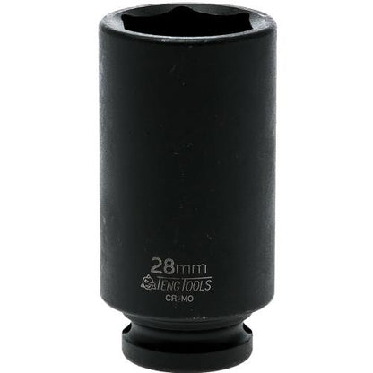 Teng 1/2in Dr. Deep Impact Socket 28mm DIN