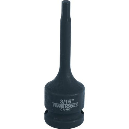 Teng 1/2in Dr. Hex Bit Impact Socket 3/16