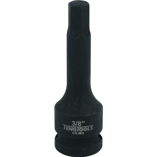 Teng 1/2in Dr. Hex Bit Impact Socket 3/8