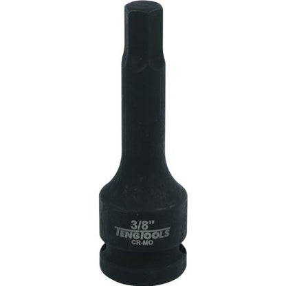 Teng 1/2in Dr. Hex Bit Impact Socket 3/8