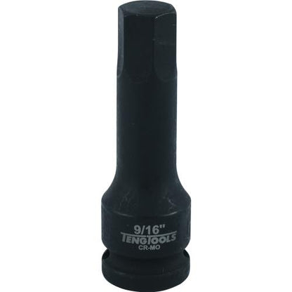 Teng 1/2in Dr. Hex Bit Impact Socket 9/16