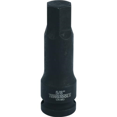 Teng 1/2in Dr. Hex Bit Impact Socket 5/8