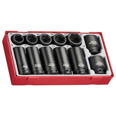 Teng 12pc 1/2in Dr. Impact Socket Set - TC-Tray