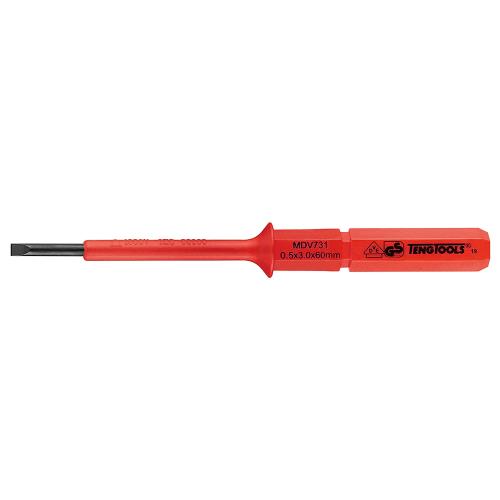 Teng 1000V Screwdriver Interchangeable 3 x 60mm Flat