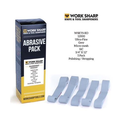 Worksharp Belt Pack 5pc 12000 Grit WSKTS-KO