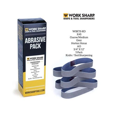 Worksharp Belt Pack 5pc X45 Ceramic To Suit WSKTS-KO