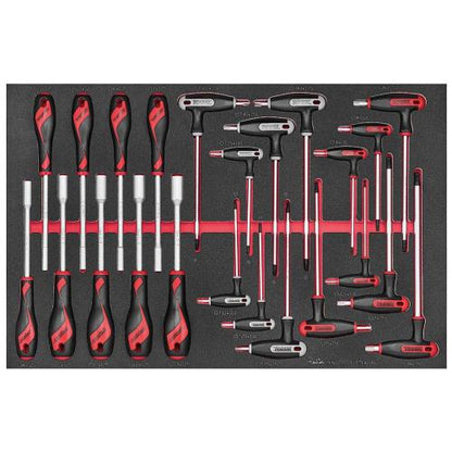 Teng 23pc Nut & T-Handle Driver Set (EVA)