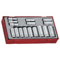 Teng 16pc 3/8in Dr. Deep Skt Set 7-22mm (12-pt) - TC-Tray