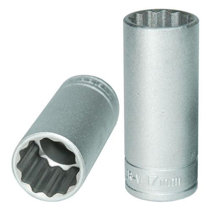 Teng 3/8in Dr. Deep Socket 17mm 12pt