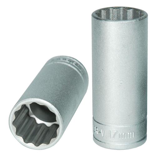 Teng 3/8in Dr. Deep Socket 17mm 12pt