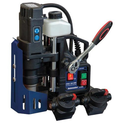 Holemaker PRO35 Magnetic Base Drill w/ Swivel Magentic Base