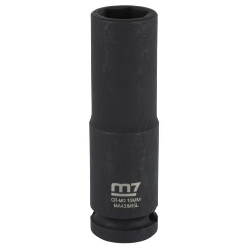 M7 Deep Impact Socket 1/2in Dr. 15mm