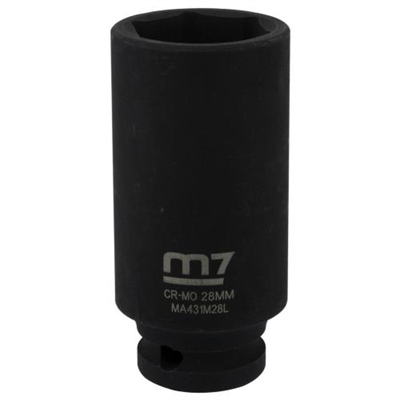 M7 Deep Impact Socket 1/2in Dr. 28mm