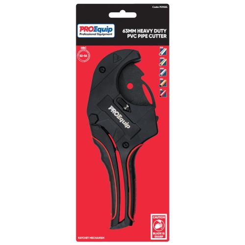 ProEquip PVC Pipe Ratcheting Cutter 63mm