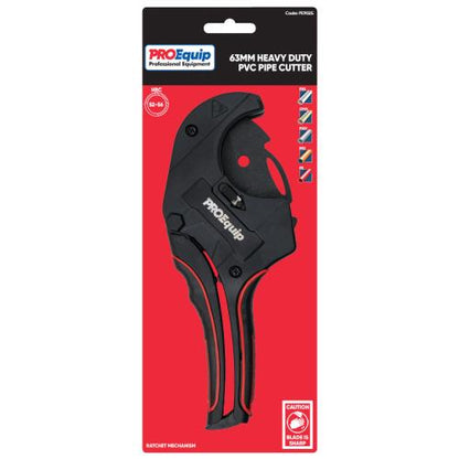 ProEquip PVC Pipe Ratcheting Cutter 63mm