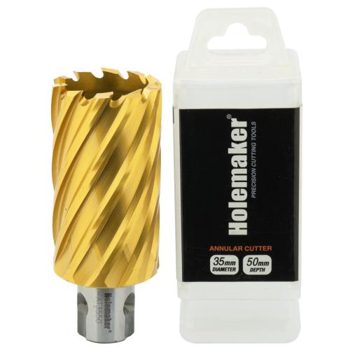 Holemaker Uni Shank Tinite (Tin) Cutter 35mmx50mm