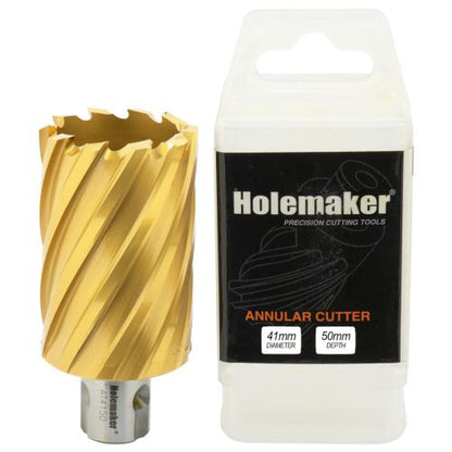 Holemaker Uni Shank Tinite (Tin) Cutter 41mmx50mm