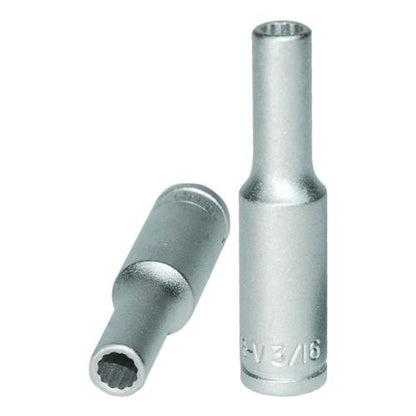 Teng 1/4in Dr. Deep Socket 3/16in 12pt