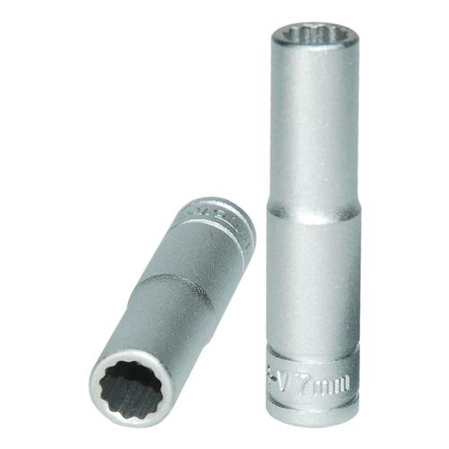 Teng 1/4in Dr. Deep Socket 7mm 12pt