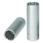 Teng 1/4in Dr. Deep Socket 12mm 12pt