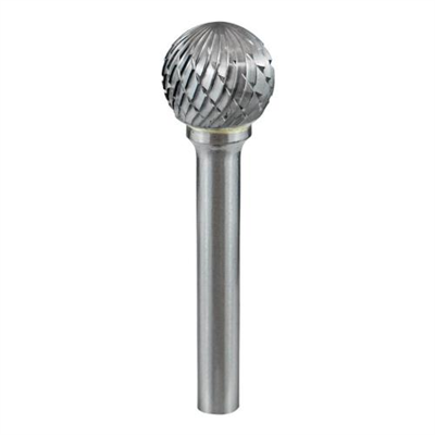 Holemaker Carbide Burr 1/4in Diameter Ball Shape DC