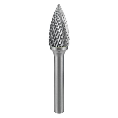 Holemaker Carbide Burr 1/4 x 5/8in Tree Pointed End DC